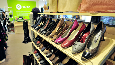 Oxfam Fashionshop München - Innenansicht