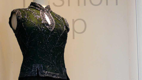elegantes, festliches Oberteil aus dem Oxfam Shop