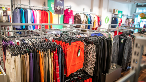 Oxfam Shop Weißensee Innenaufnahme