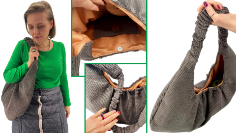Cord-Tasche: der neue Upcycling-Liebling von Sinah Schlemmer