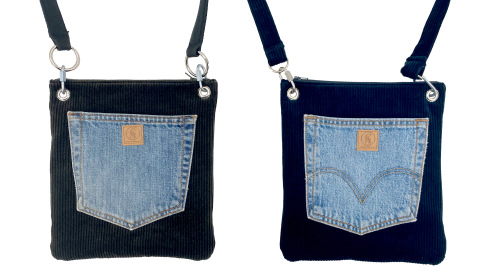 Upcycling-Unikate von Sinah Schlemmer: Cord-Taschen