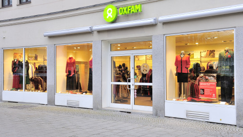 Oxfam Fashionshop München - Außenansicht