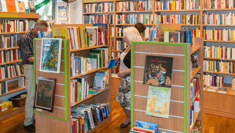 Oxfam Buchshop Frankfurt - Innenansicht