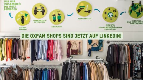 Die Oxfam Shops sind auf LinkedIn Die Oxfam Shops sind auf LinkedIn
