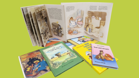 Alte Kinderbücher in den Oxfam Shops