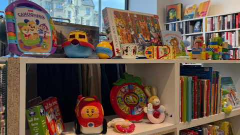 Unser Angebor für Kinder im Oxfam Shop