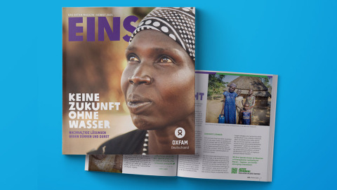 Die Herbstausgabe der EINS ist jetzt im Oxfam Shop erhältlich. Die Herbstausgabe der EINS ist jetzt im Oxfam Shop erhältlich.