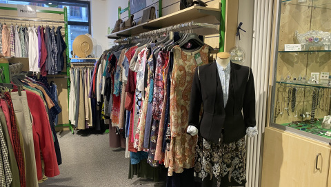 Innenansicht des Oxfam Shop Münster