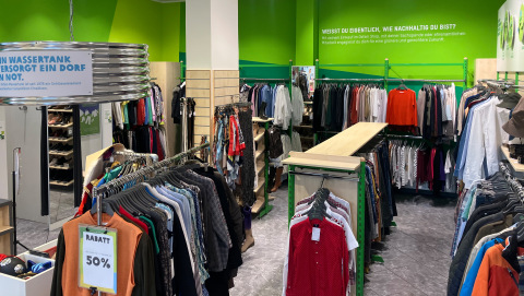 Oxfam Shop Frankfurt-Bornheim Innenansicht Oxfam Shop Frankfurt-Bornheim Innenansicht