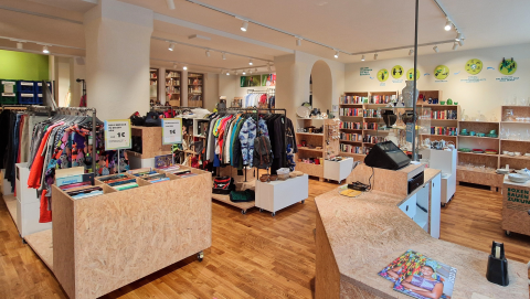 Oxfam Shop Potsdam - Innenansicht