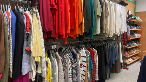 Innenansicht des Oxfam Shop Koblenz