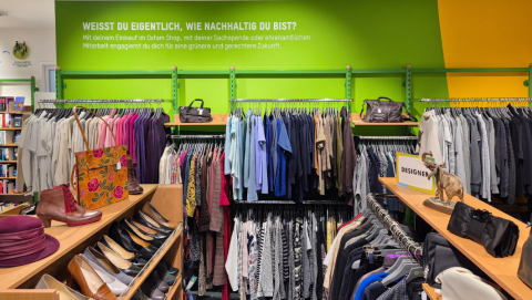 Innenansicht vom Oxfam Shop Berlin-Wilmersdorf Innenansicht vom Oxfam Shop Berlin-Wilmersdorf