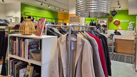 Innenansicht vom Oxfam Shop Berlin-Wilmersdorf Innenansicht vom Oxfam Shop Berlin-Wilmersdorf