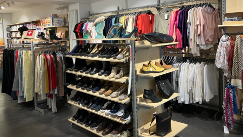 Oxfam Shop Göttingen Innenaufnahme