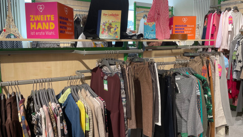 Oxfam Shop München-Maxvorstadt - Innenansicht