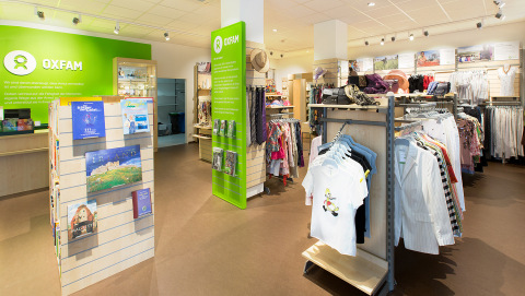 Oxfam Shop Mannheim - Innenansicht