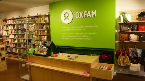 Oxfam Shop Erfurt - Innenansicht