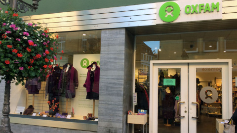 Oxfam Shop Würzburg Außenansicht