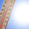 Thermometer zeigt Hitze an